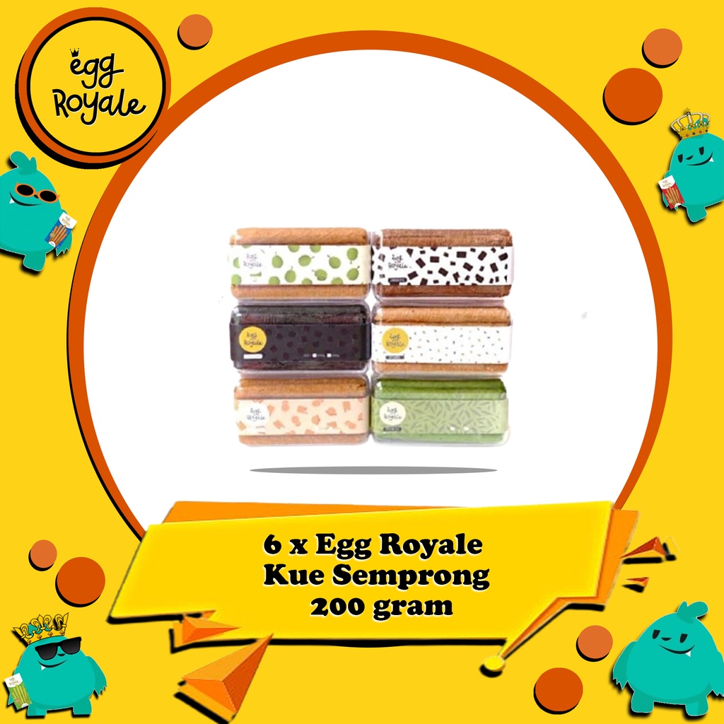 

Paket 6 pcs Egg Royale 200gr Mix Rasa