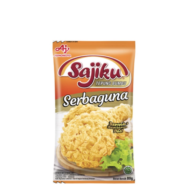 

Ajinomoto Sajiku Tepung Bumbu Serbaguna 80 gr