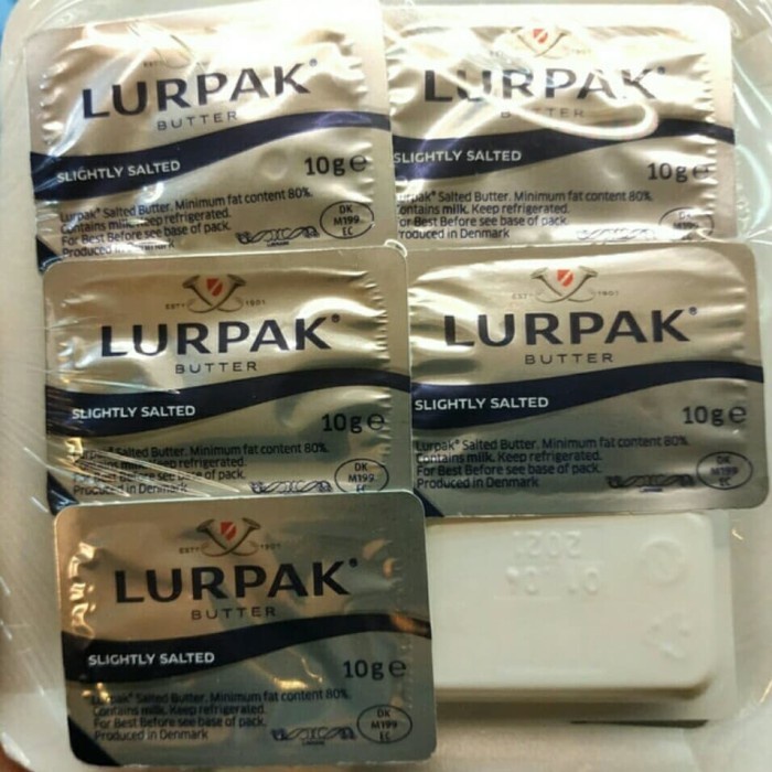 

Butter Portion Salted Lurpak - 10 Gram