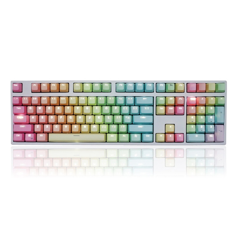 Btsg Kunci Tulisan Transparan Double Shot Backli Untuk Key Cap Untuk Keyboar Mekanik