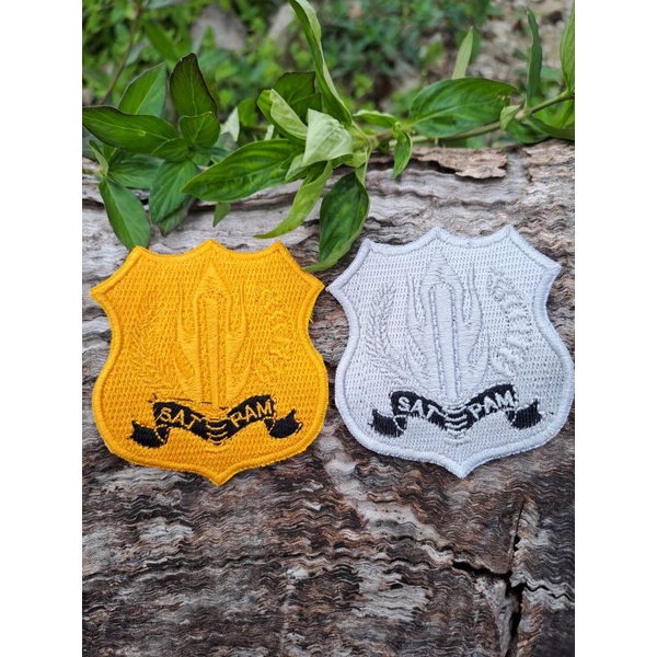 Badge bordir KEWENANGAN SATPAM