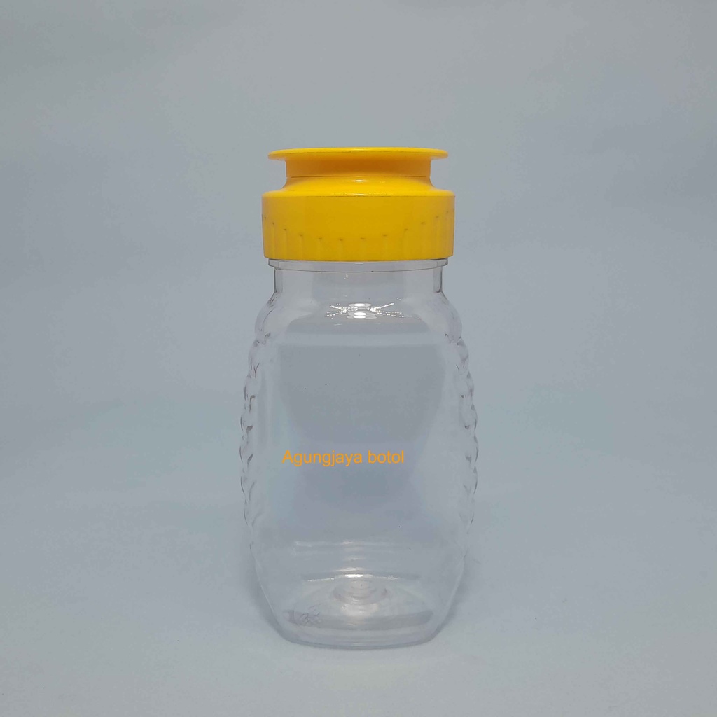 Botol Madu TJ Oval 100 ml Tutup Fliptop / Botol Madu 100ml / Botol Plastik Madu