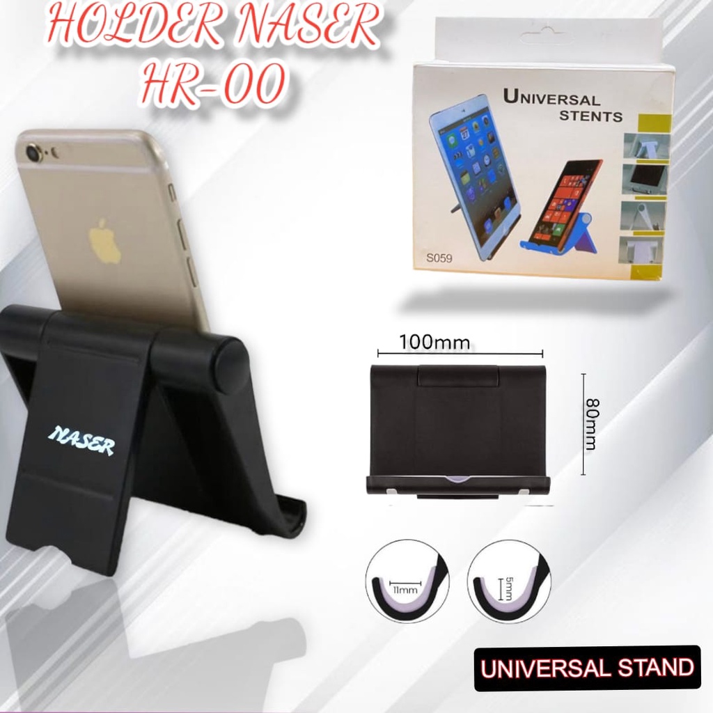 HOLDER NASER HR-00/HOLDER STAND HP/DUDUKAN HP/PRODUK ORIGINAL