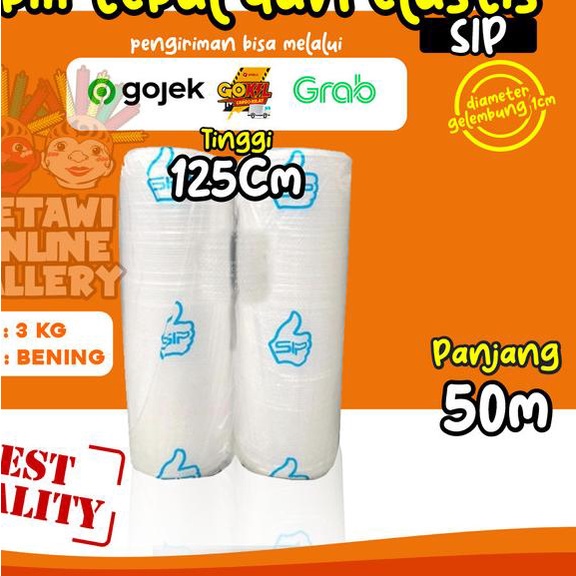 

Bubble Wrap Murah SIP - Putih, 3 KG