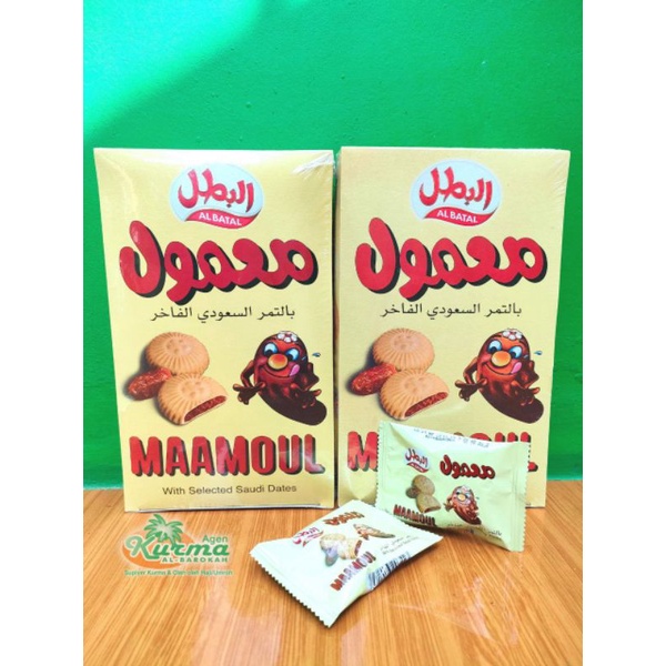 

Maamol Biskuit Arab Saudi | Al Batal Maamool Rasa Kurma Isi 16 pcs