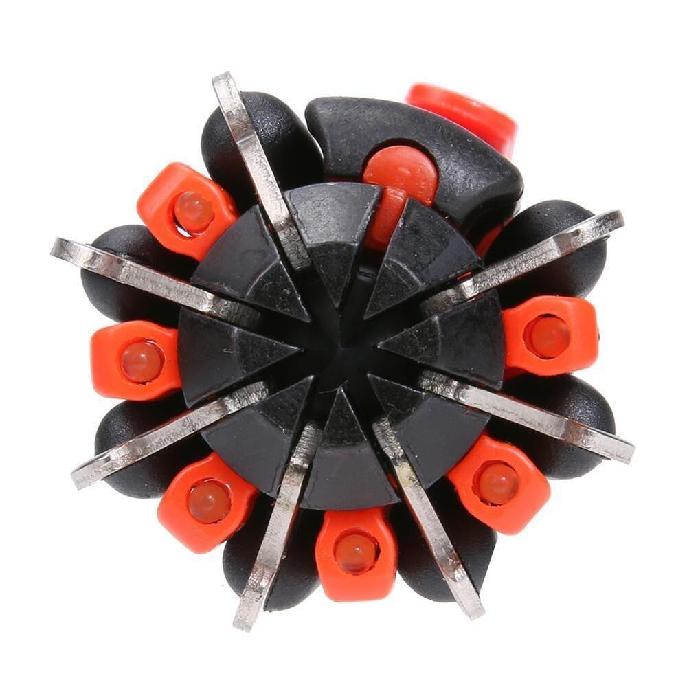 Top Multi Portable Obeng Controller Presisi Multi Senter Putih Bahan Stainless steel Dengan 6alat Obor LED