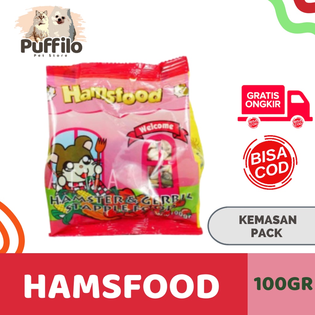 Jual HAMSFOOD MAKANAN HAMSTER 100GR Shopee Indonesia