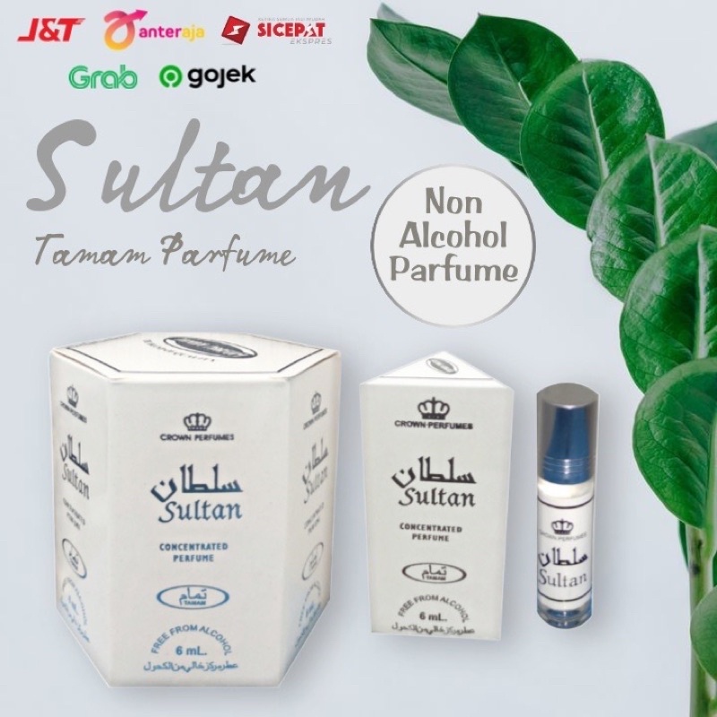 PARFUME TARIM SULTHON / SULTAN 6 ML ROLL ON / TARIM PARFUME FREE ALCOHOL