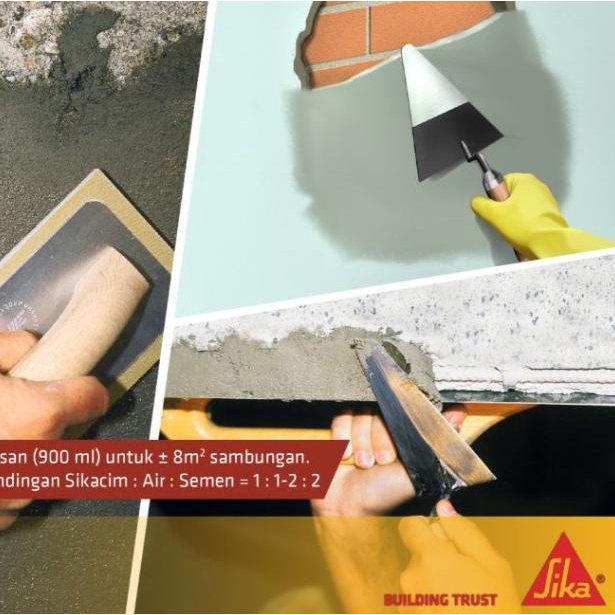 

Sikacim Bonding Adhesive Bonding Agent Lem Beton 900ml