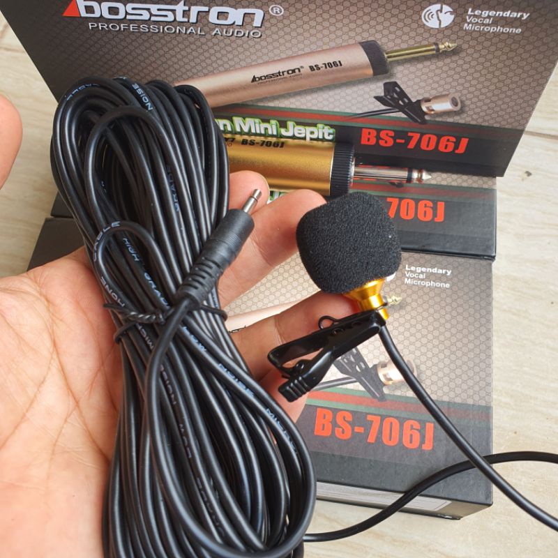 MIC JEPIT MICROPHONE  MINI JEPIT BOSSTRON BS-706J