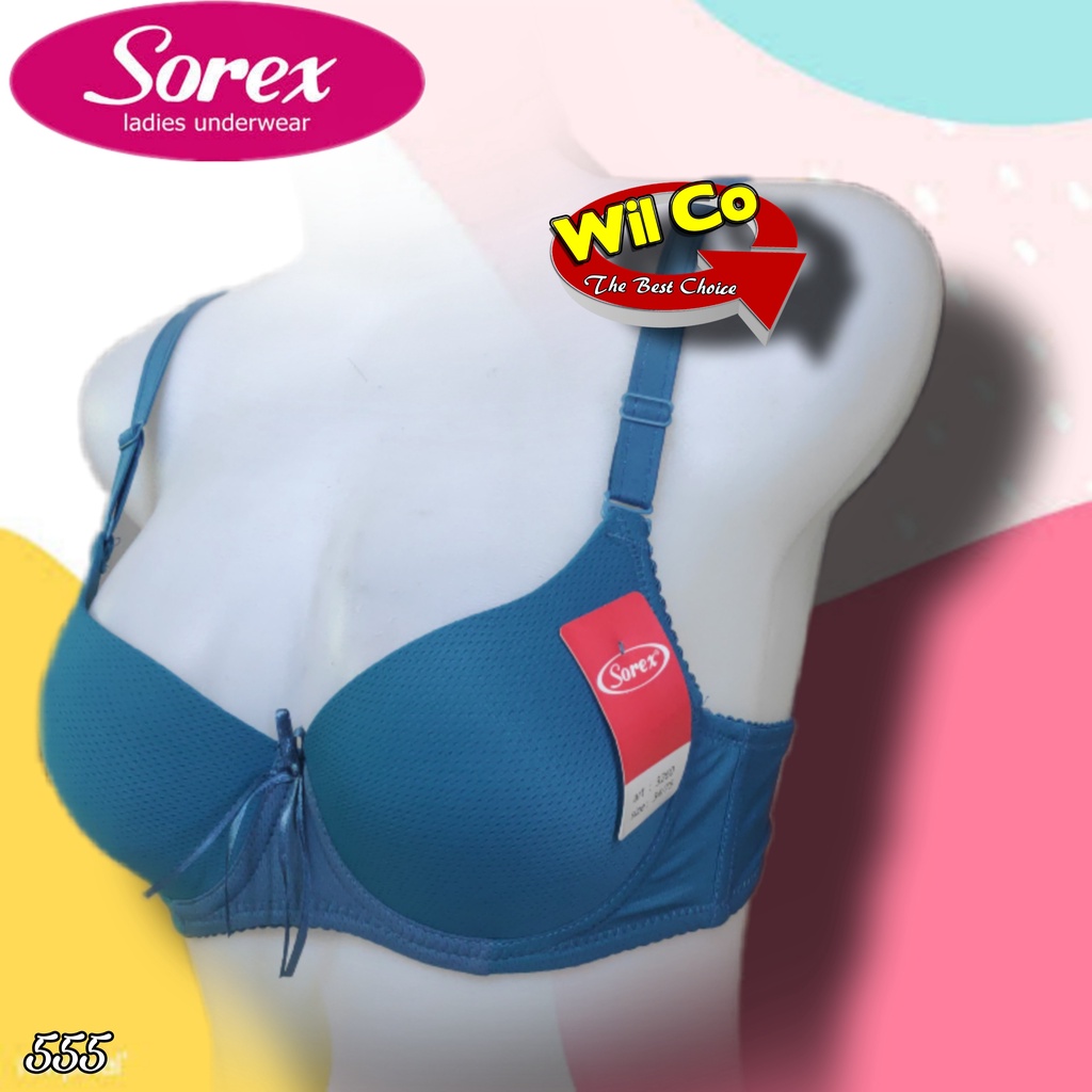 K555 - BRA/BH WANITA SOREX ADA KAWAT BUSA TIPIS EXTRA COMFORT SIZE 32 - 38 CUP A