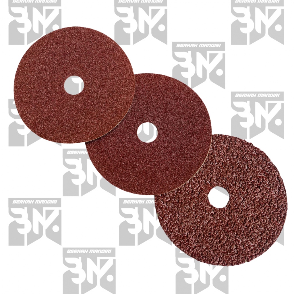 TAIYO Amplas Kertas Bulat Tempel Velcro 4 inch Grit 24 40 60 80 100 120 Murah Berkualitas Sanding Disc Mata Gerinda