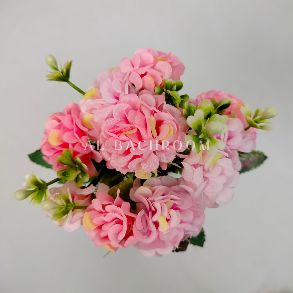 BUNGA PLASTIK POM-POM ZQ1 B8103 BUNGA ARTIFICIAL DEKORASI WEDDING BUKET