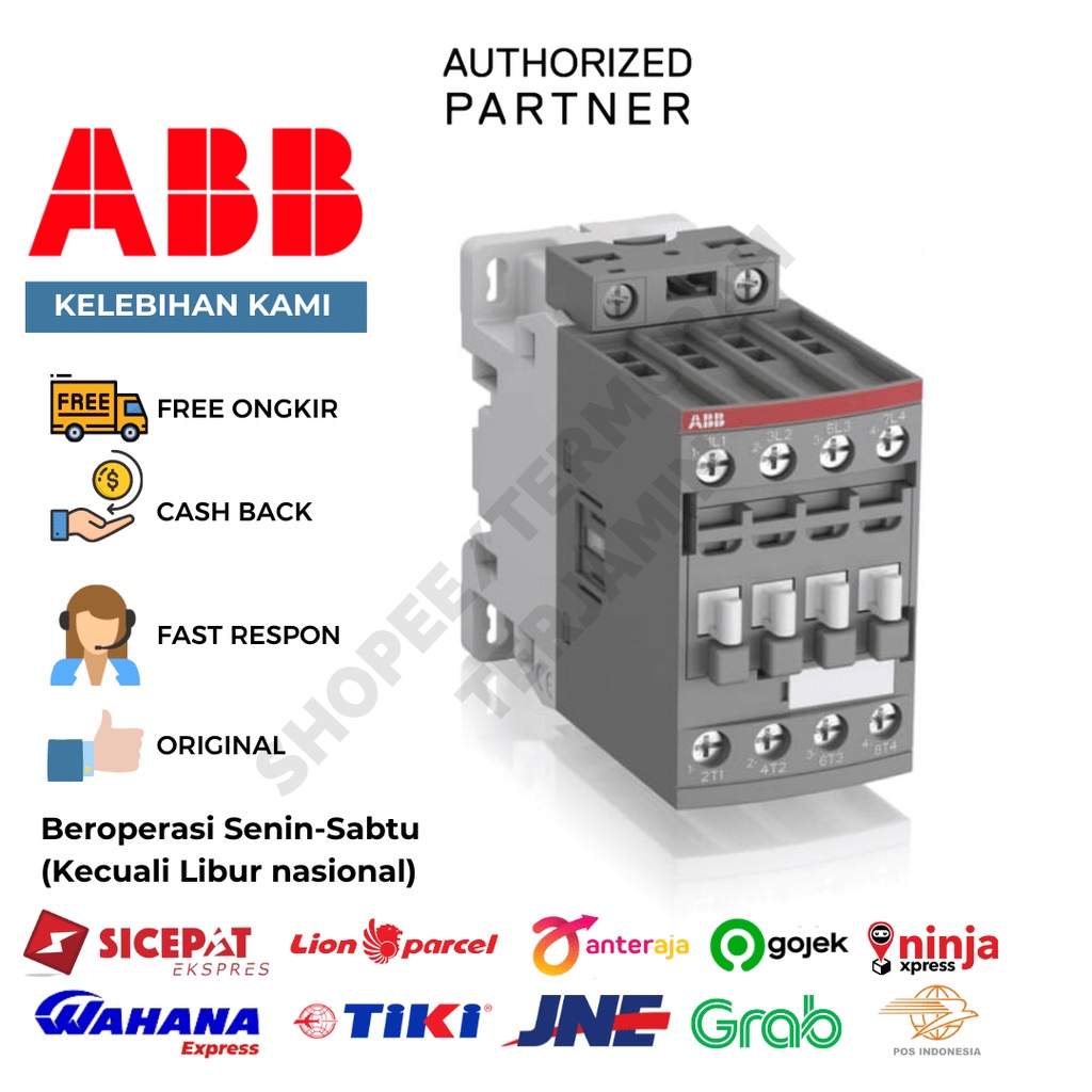 ABB CONTACTOR KONTAKTOR 4POLE AF26-40-00-13 100-250V 1SBL237201R1300