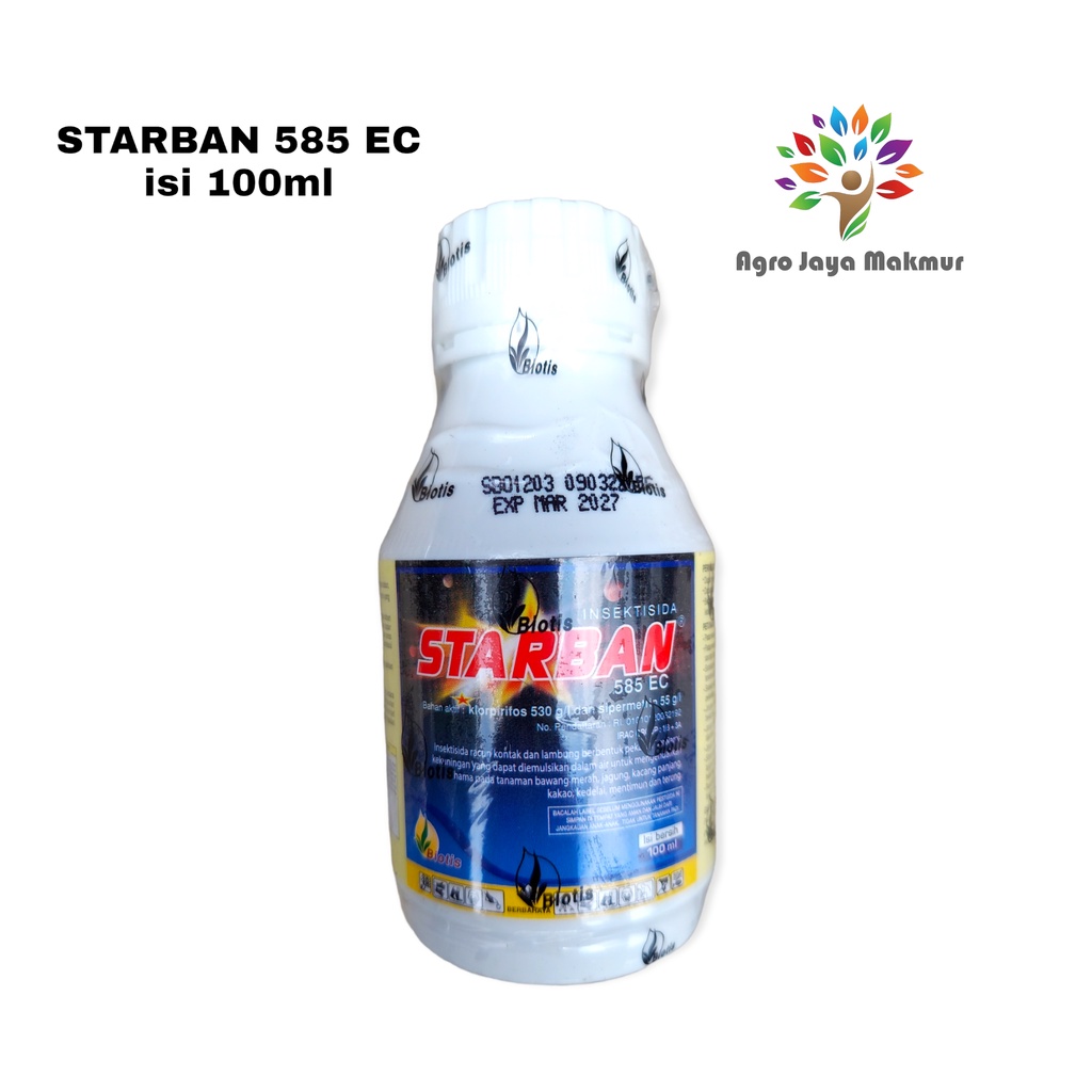 INSEKTISIDA STARBAN 585 EC 100 ML/STARBAN 585 EC 100 ML/insektisida starban/starban insektisida/star
