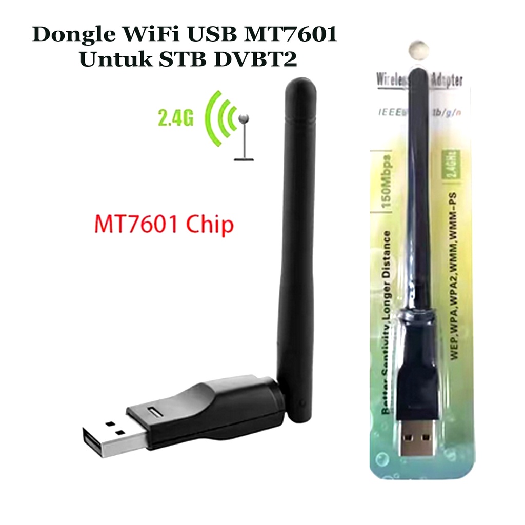 DONGLE USB WIFI MT7601 / WIFI SET TOP BOX DVB T2 / WIFI STB DVB T2/ADVACE WF-01