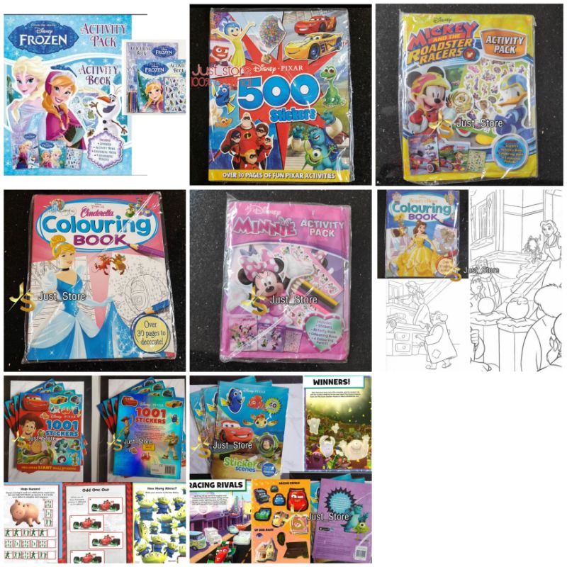 Disney ACTIVITY BOOK - Children Activity Book IMPORT