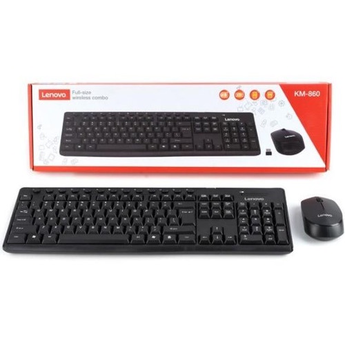 Keyboard mouse wireless Lenovo / Keyboard + mouse wireless Lenovo km - 860