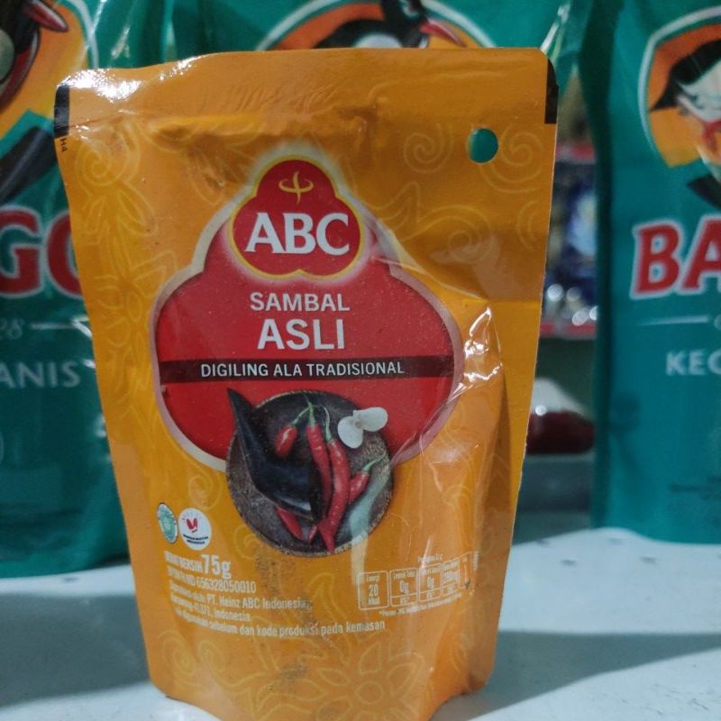 

Saus Sambal pedas ABC 75gr Pouch