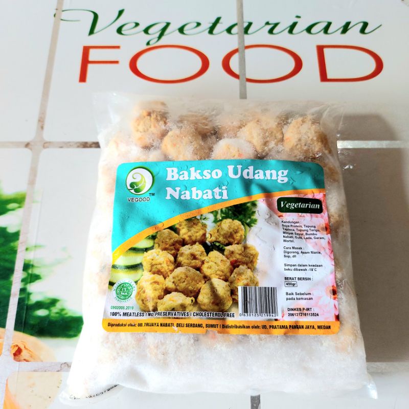 

BAKSO UDANG NABATI, 450g, ( FROZEN FOOD), HALAL, VEGAN, VEGOOD