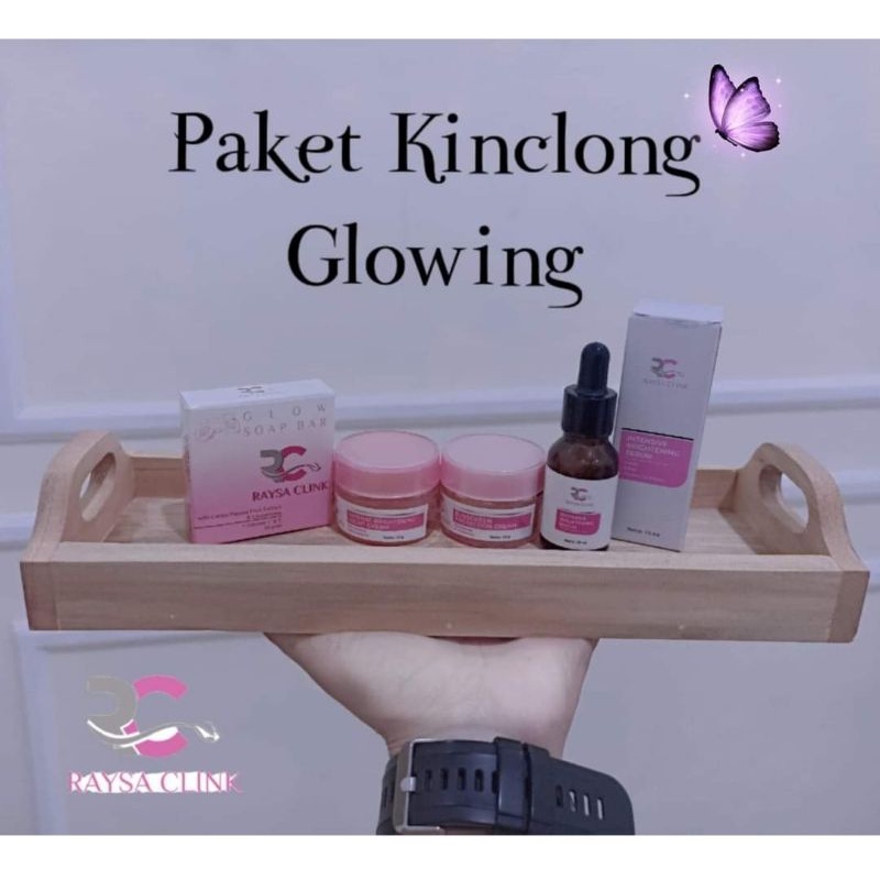 Raysa clink paket kinclong ,glowing  normal