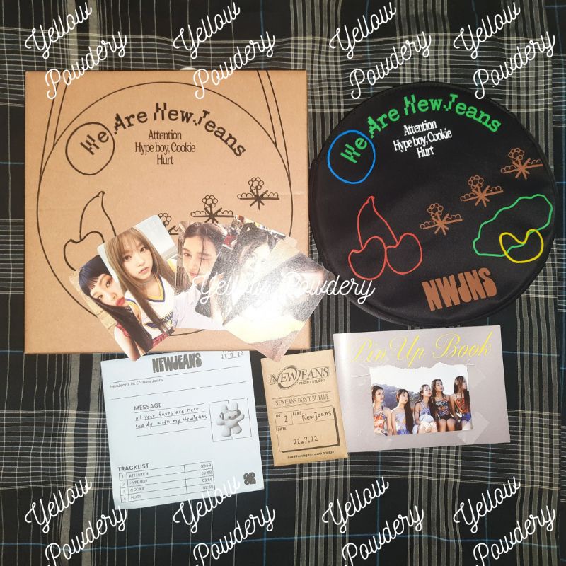 READY KAMAR SHARING NEW JEANS ALBUM LIMITED EDITION BAG VERSION RED MINJI KEPANG HANNI POUT NOOT DAN