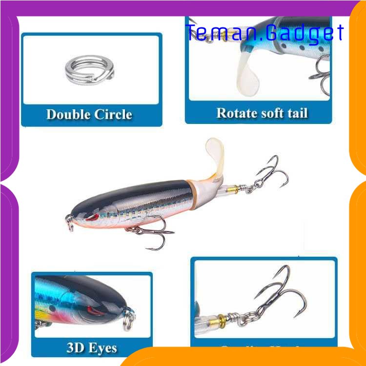 TG-PCN Atriptime Umpan Pancing Popper Fishing Lure Bentuk Ikan Long Tall 13G - SCF3109