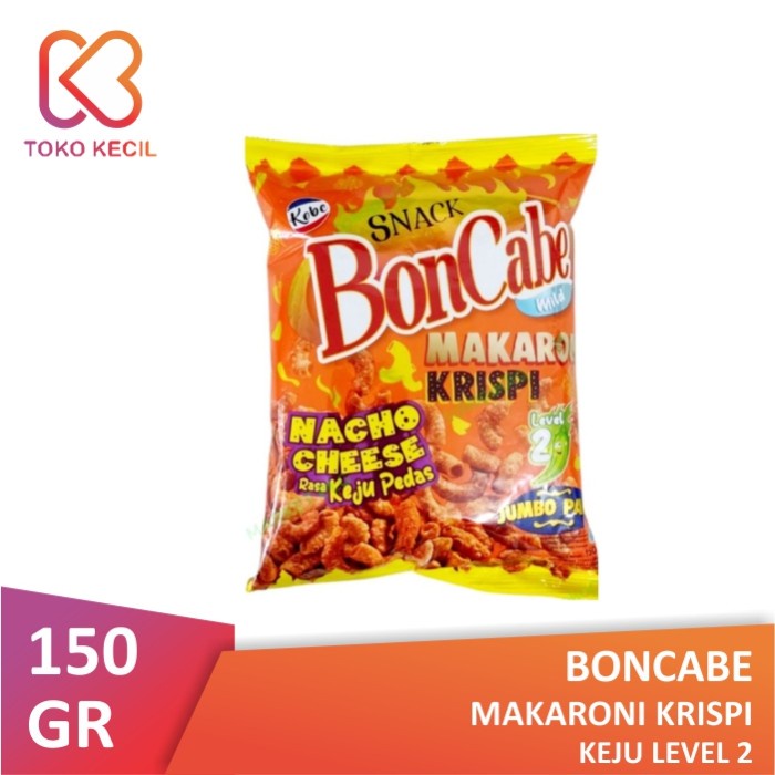 

T0P KOBE BONCABE MAKARONI KEJU LV 2 150GR NICE