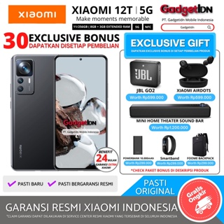 XIAOMI 12T 5G 11/256GB ( 8GB + 3GB EXTENDED RAM ) GARANSI RESMI XIAOMI