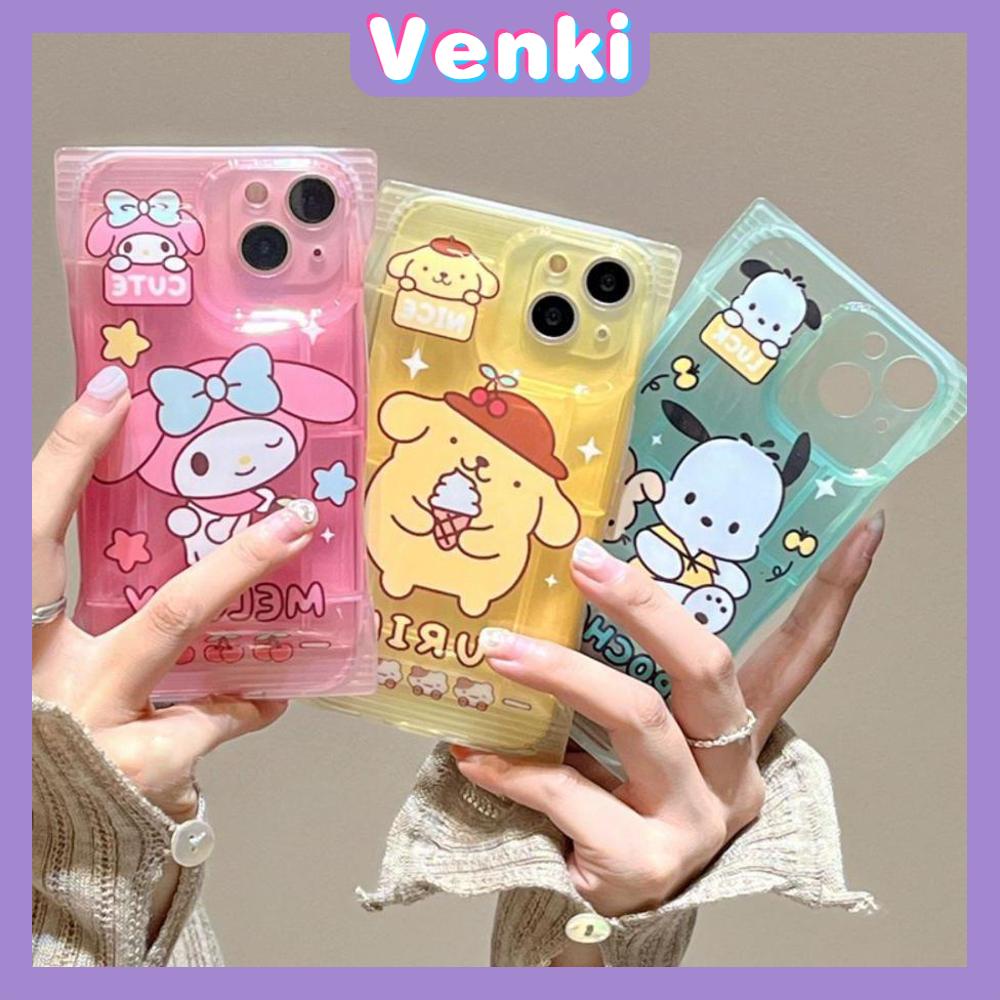 Case For iPhone 14 Pro Max Soft TPU Clear Case Snack Case Cartoon Cute Camera Protection Airbag Shockproof For iPhone 14 13 12 11 Plus Pro Max 7 Plus X XR