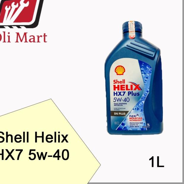 Oli shell helix hx7 5w-40/oli mesin shell helix hx7 5w40/oli shell hx7