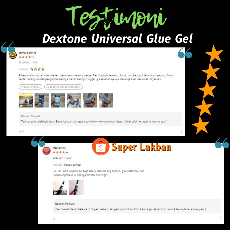 Dextone Instant Glue Super Strong Universal Glue Gel Lebih Kental Aman Daya Rekat Lebih Kuat