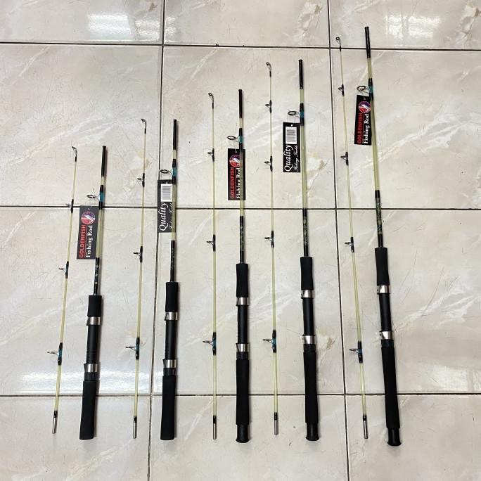 [ OBRAL ] Joran Rod Golden Fish Water Stick 135 Fiber Solid