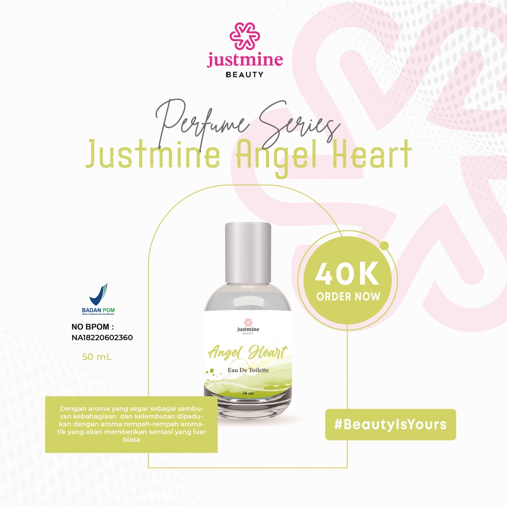 Justmine Beauty Eau De Toilette Parfum Wanita 50ml | Parfum Justmine Beauty