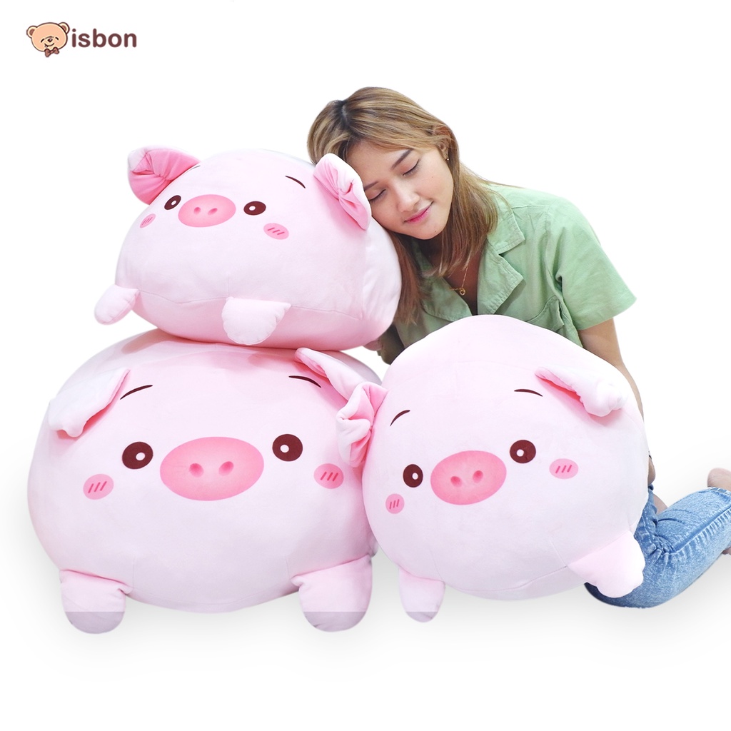 Boneka Zuppa-Zuppa Pig Babi Pink Gemuk Menggemaskan Halus SNI by Istana Boneka