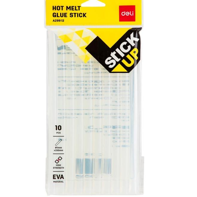 

Deli Glue Gun Refill Isi ulang Lem Tembak isi 10 pcs 11mmx20cm EA29912