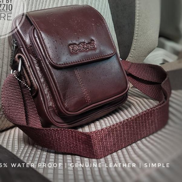tas kecil pria kulit asli