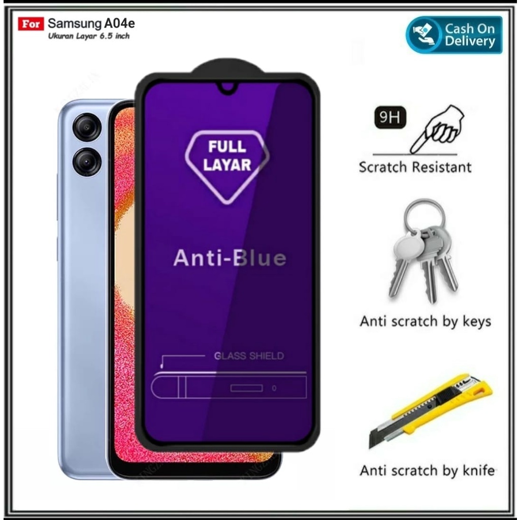 Tempered Glass For Samsung AO4E Samsung A04 Samsung A04s Anti Blue Light Anti Gores Kaca