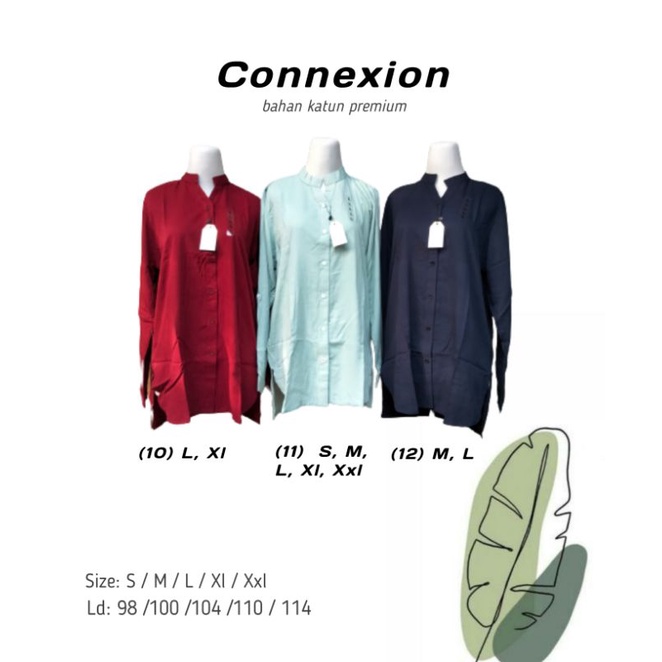 ✅COD✅blus wanita Connexion rayon premium