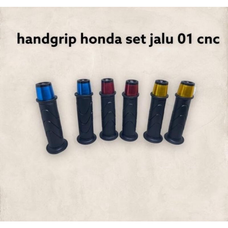 Handgrip Standar Honda Set Jalu Stang 01 Cnc Universal Kualitas Terbaik