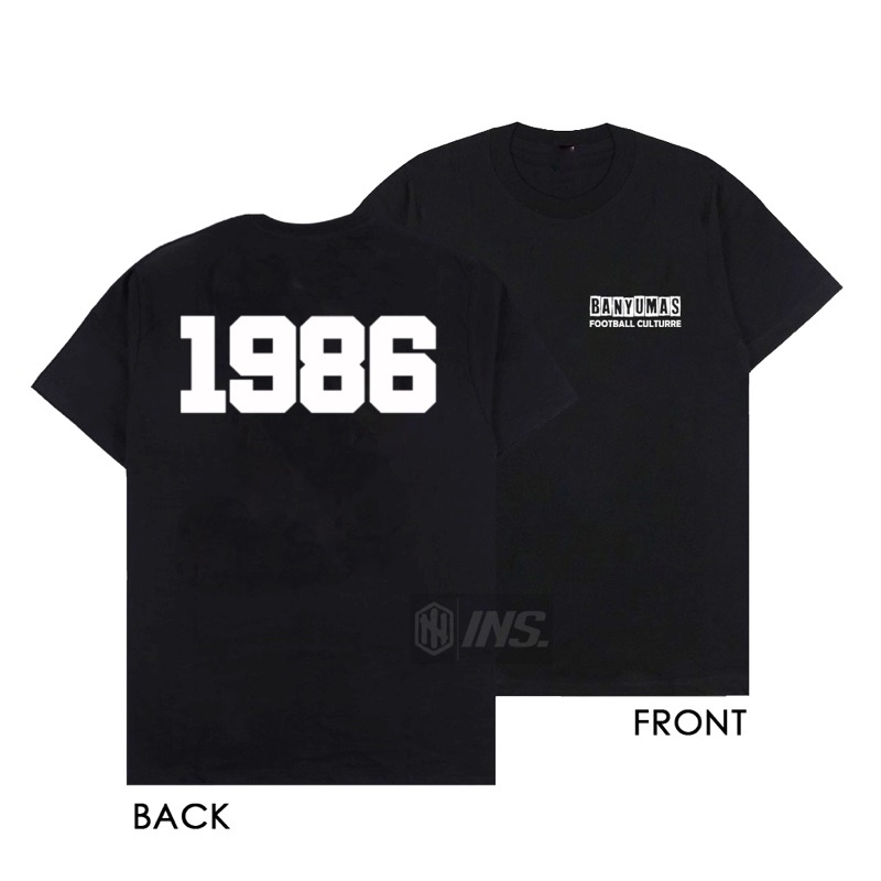 kaos tshirt casual fans persibas banyumas 1986