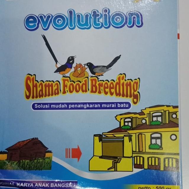 Voer Evolution Shama Food Breeding Pakan Ternak Murai Batu
