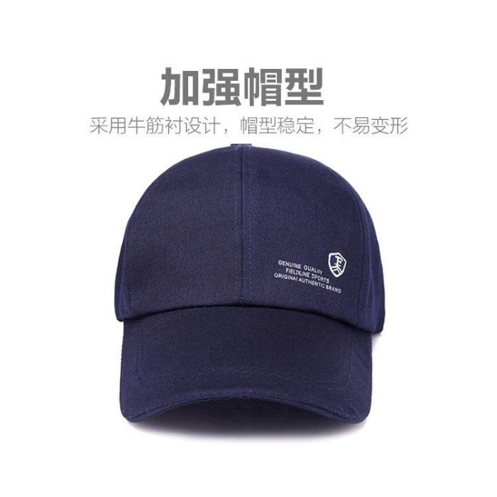 Topi baseball hat cap pria wanita fieldline sports Casual Adjustable