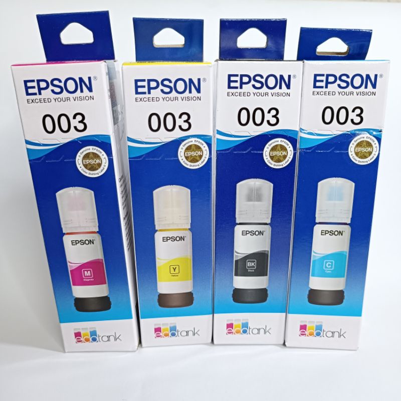 TINTA EPSON 003 L1100 L1200 L3100 L3200 L5100 L5200 ORIGINAL