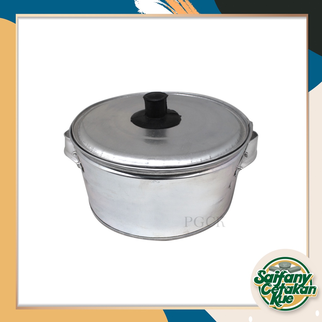 Panci Masak Aluminium Besar / Panci Rawon Tutup Terlaris