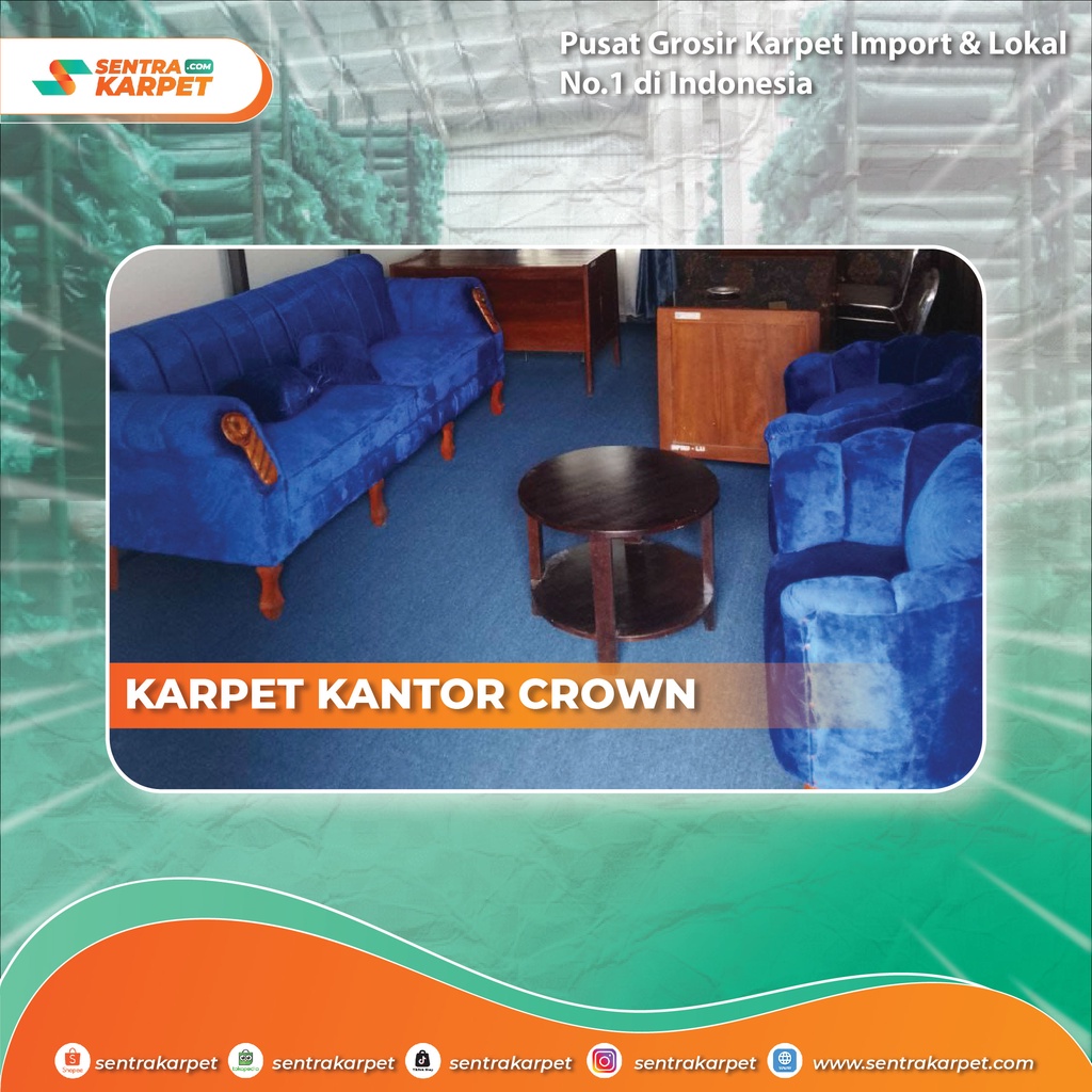 KARPET METERAN  CROWN KARPET HOTEL DAN KANTOR