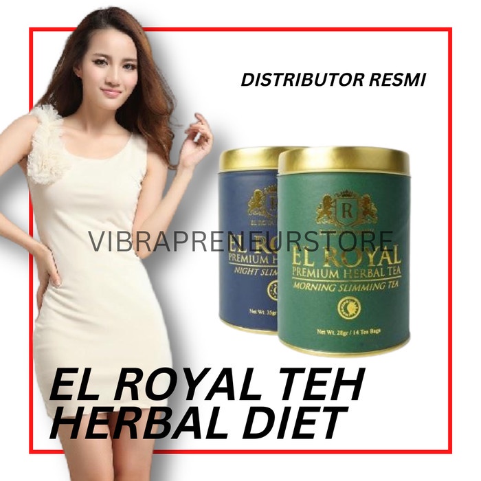

BISA COD Teh Pelangsing Perut Buncit Teh Celup El Royal Premium Herbal Tea /TEH DIET/TEH