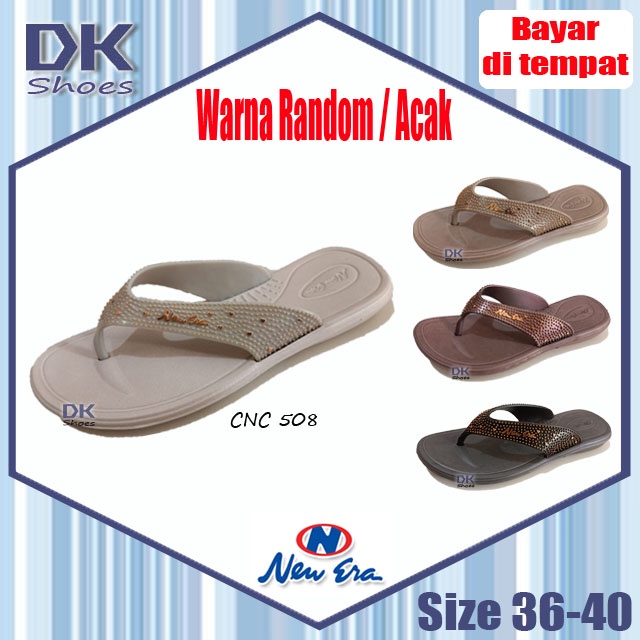 Sandal New Era CNC 508 / Sandal Sehari-hari Wanita / Sandal Jepit Flat Fashion Wanita