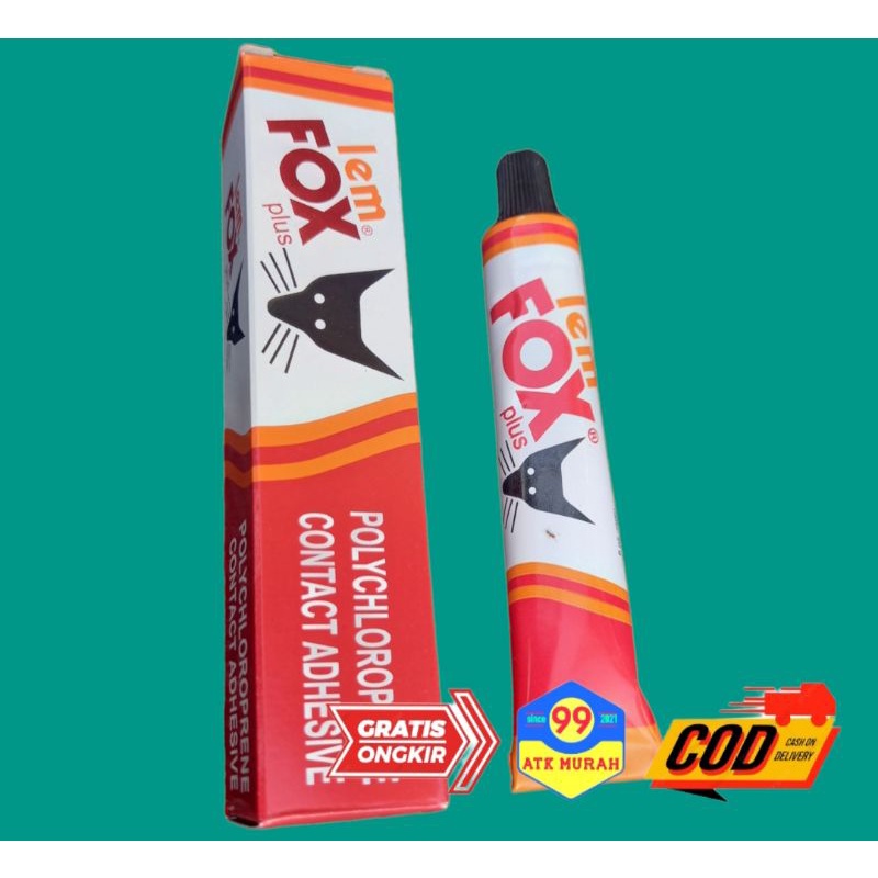 TUBE PLUS FOX 20g/ lem fox plus/lem fox tube/lem serbaguna/lem ampuh