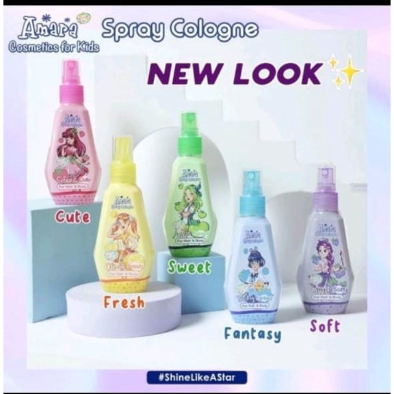 Amara Spray Cologne 100ml Kemasan Baru